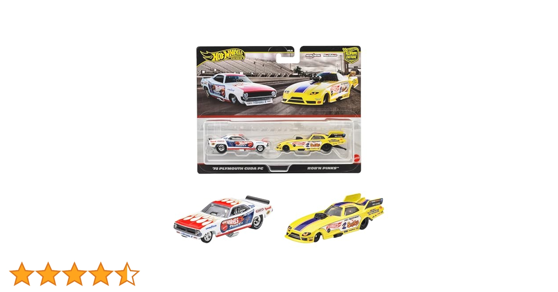 ホットウィール NFT プリマス クーダ FC 1972 スーパーレア 72 PLYMOUTH CUDA FCのレビュー！バラクーダ・ファニーカーの